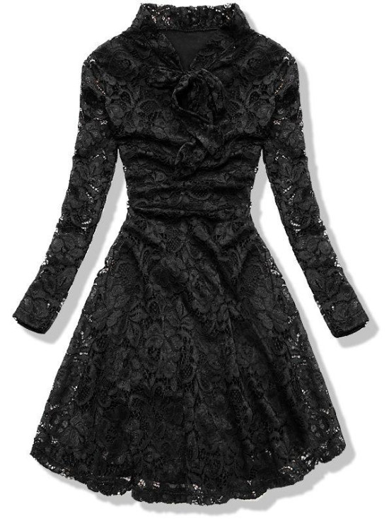 Spitzenkleid schwarz