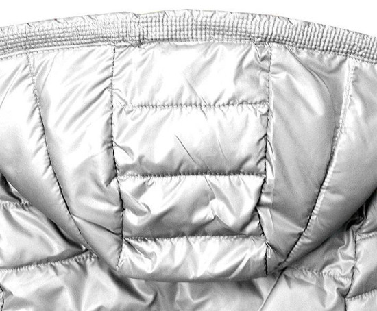 Steppjacke grau - rosa