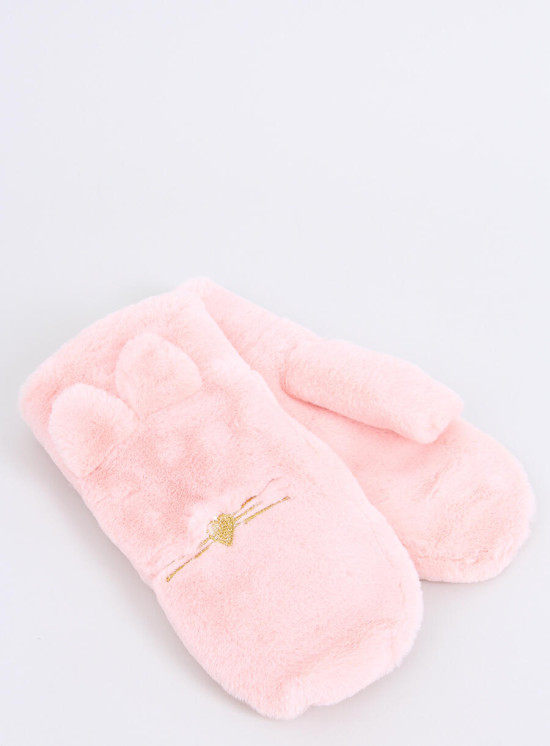 Fäustlinge für Damen Hellrosa