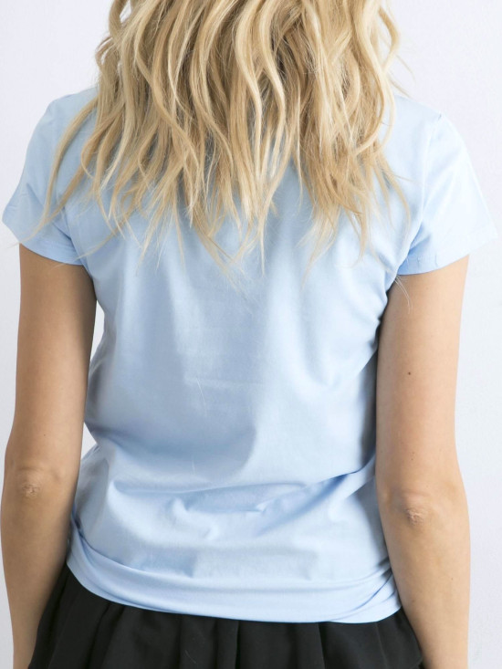 Helles Blau T-Shirt Peachy