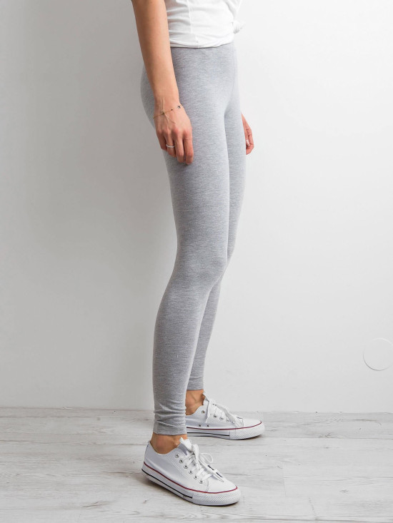 Graue Basic Leggings