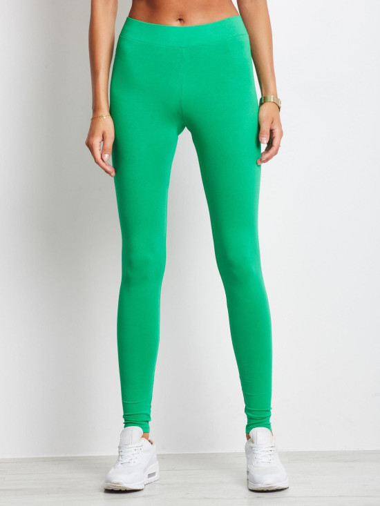 Grüne Basic Leggings