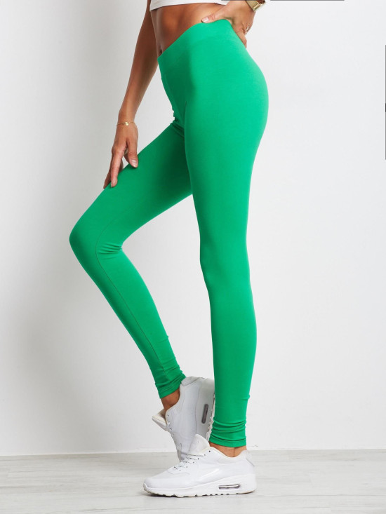 Grüne Basic Leggings