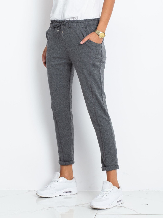 Stylische Jogginghose in Dunkelgrau