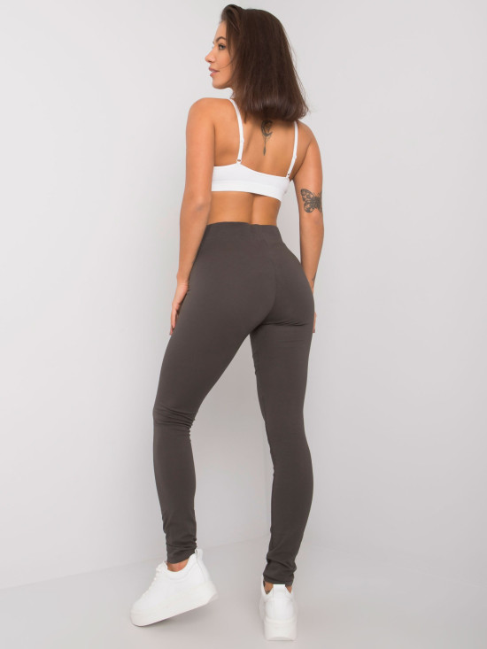 Glattes Damenleggings khaki