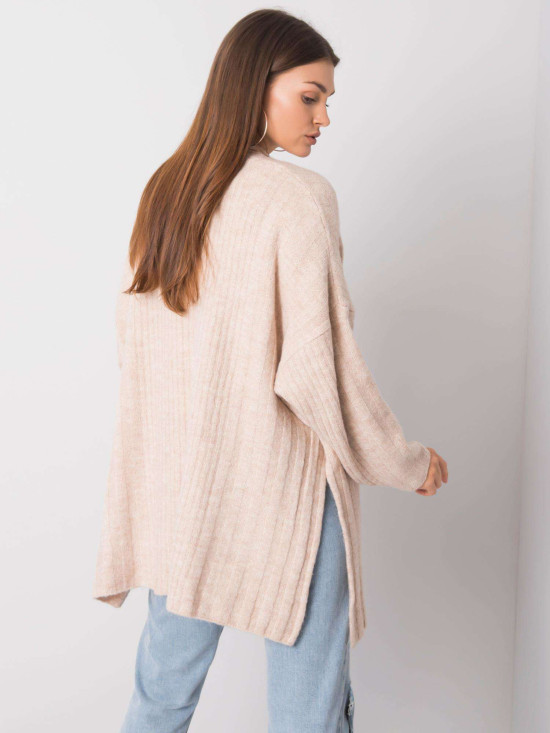 Beiger RUE PARIS Cardigan
