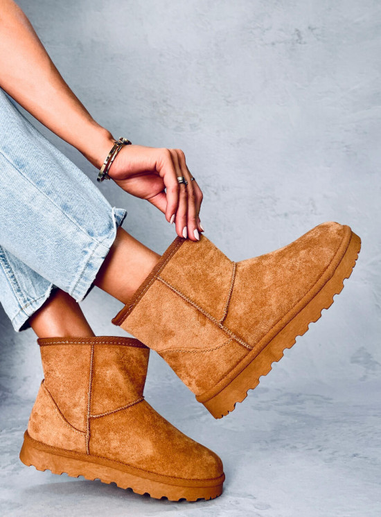 Winter gefütterte Schneestiefel Braun