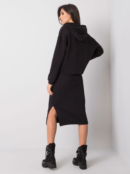 Schwarzes Baumwoll-Set RUE PARIS