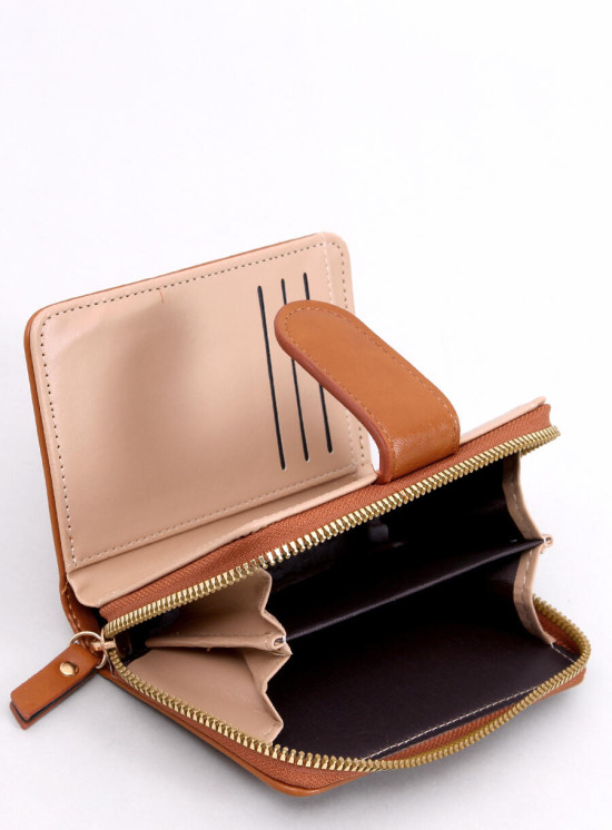 Kleine Damenbrieftasche Camel