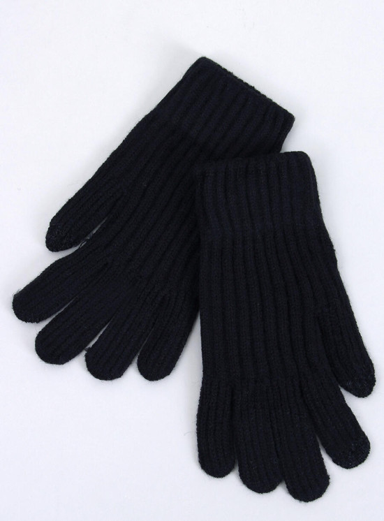 Warme Damenhandschuhe UNI SIZE Schwarz