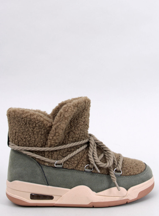 Schneeschuhe im Sneaker-Design Khaki