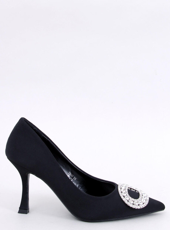 Pumps in eleganter spitzer Form Schwarz