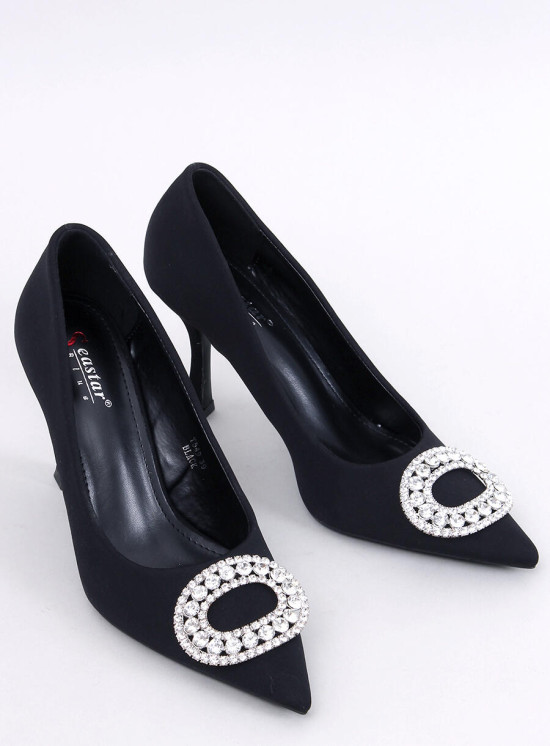 Pumps in eleganter spitzer Form Schwarz