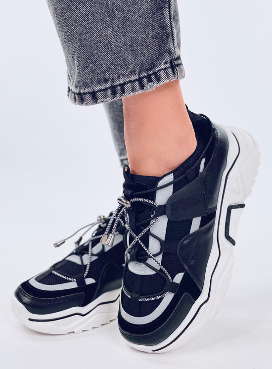 Schwarze Sport-Sneaker