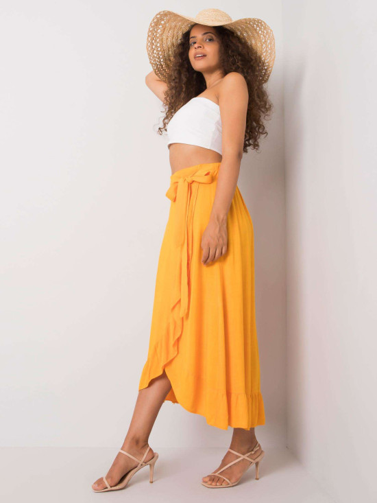 OCH BELLA Asymmetrischer orange Rock