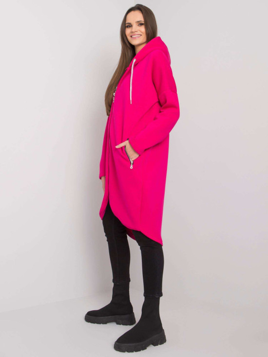 Rosa Kapuzenpullover