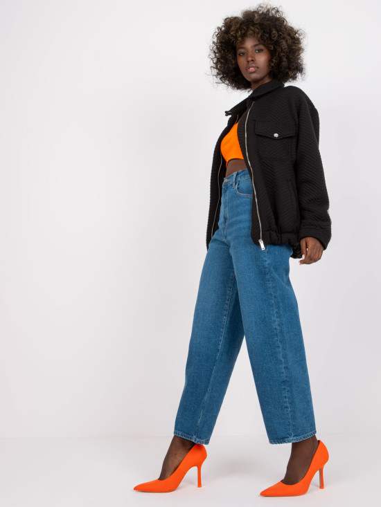 Stylische schwarze Übergangsjacke