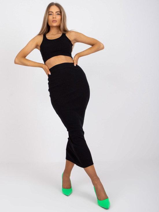 Stylisches schwarzes Set