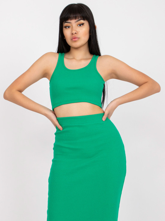 Stylisches grünes Set