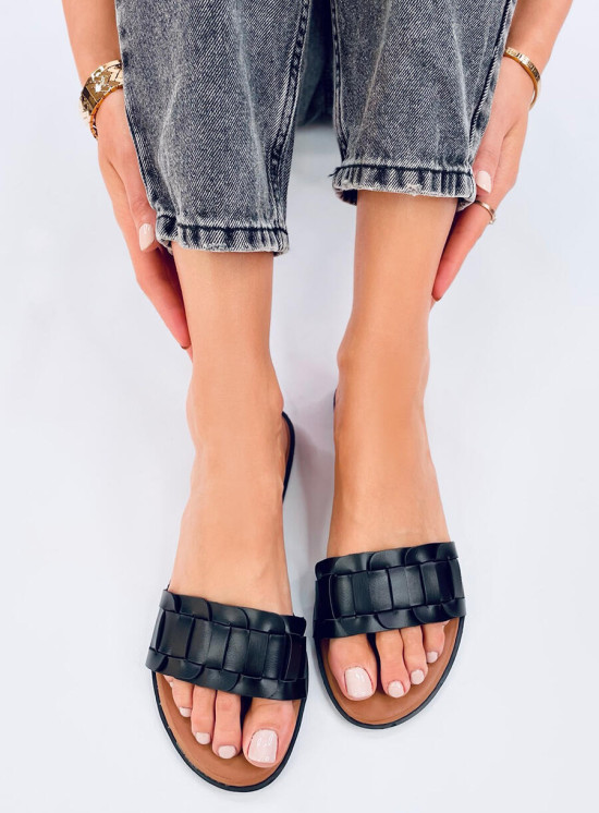 Damen Pantoletten SOMMER Schwarz