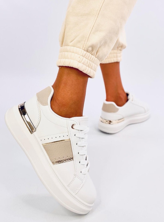 Damen-Sneaker ENOLA Weiß/Gold