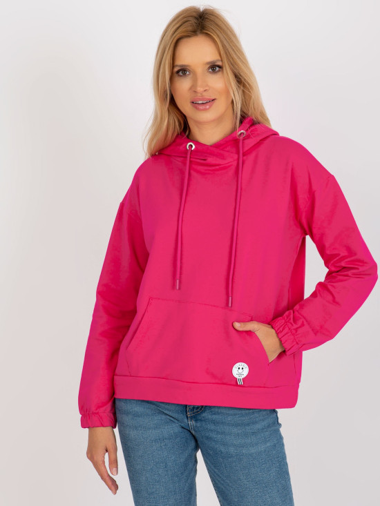 Rosa Damen Kapuzenpullover