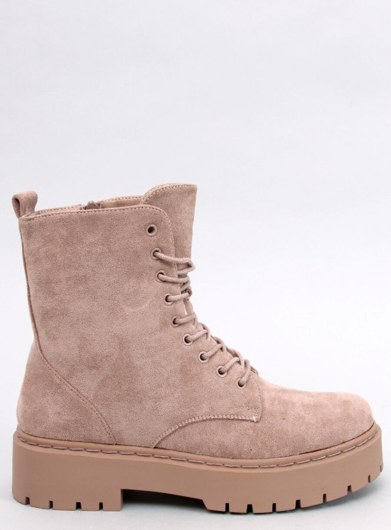 Damen-Schnürschuhe Hellbraun