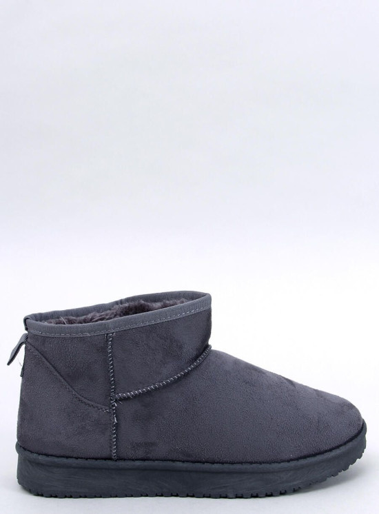 Niedrige Damen-Schneestiefel Grau