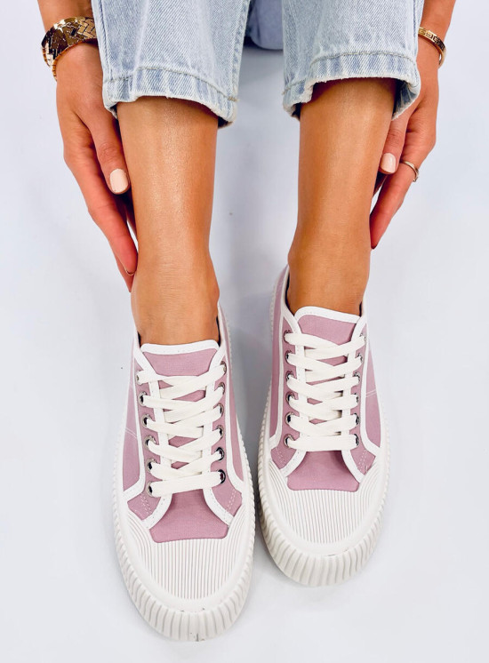 Plateau-Canvas-Sneaker Lila
