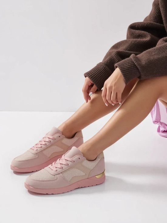 Leichte Damen-Sneaker Rosa