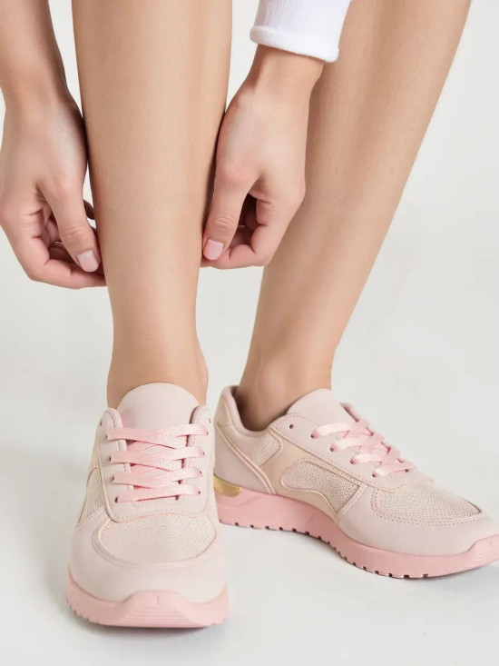 Leichte Damen-Sneaker Rosa
