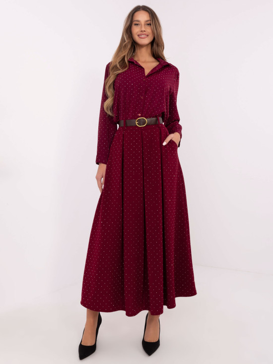 Eleganter Maxi-Rock mit Applikation