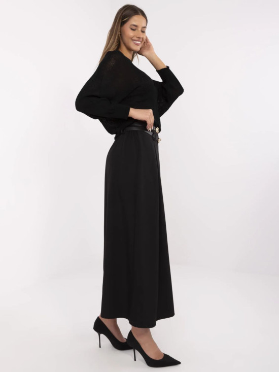 Eleganter Maxi-Rock in Schwarz