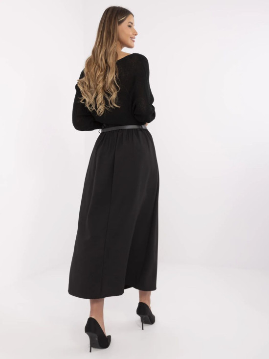 Eleganter Maxi-Rock in Schwarz