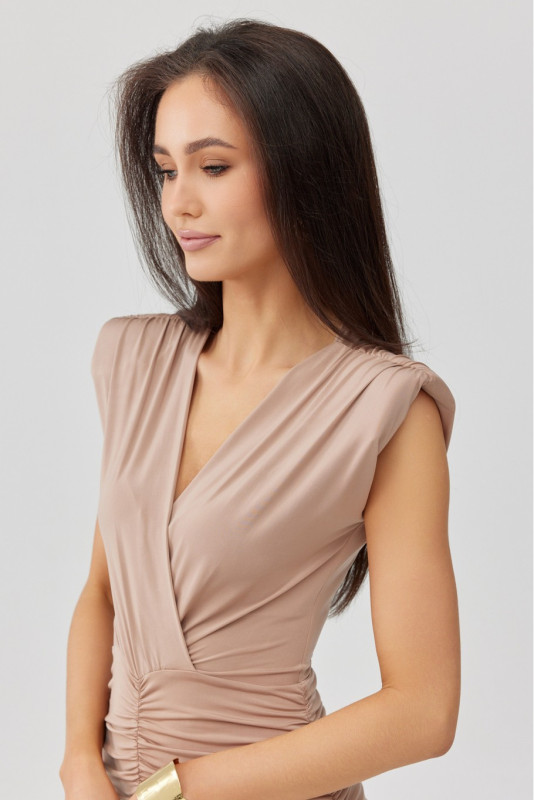Maxikleid in Cappuccino Noelia
