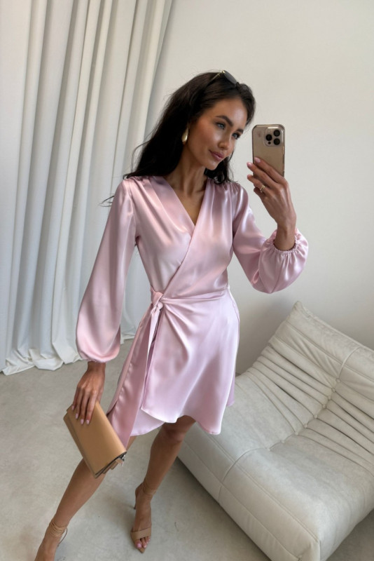 Catlin – Mini-Kleid in Hellrosa