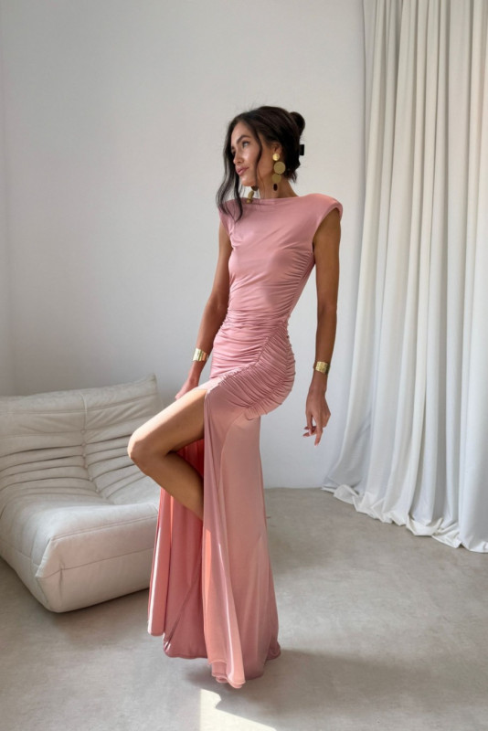 Aurelia – Maxi-Kleid in Rosa
