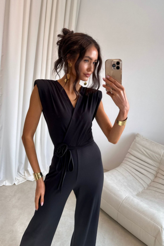 Schwarzer Jumpsuit Lunaria