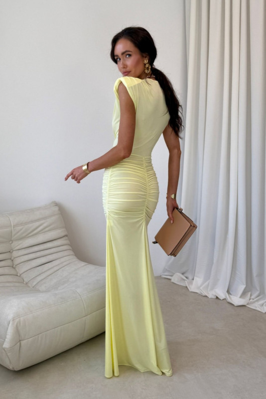 Noelia – Maxi-Kleid in Gelb