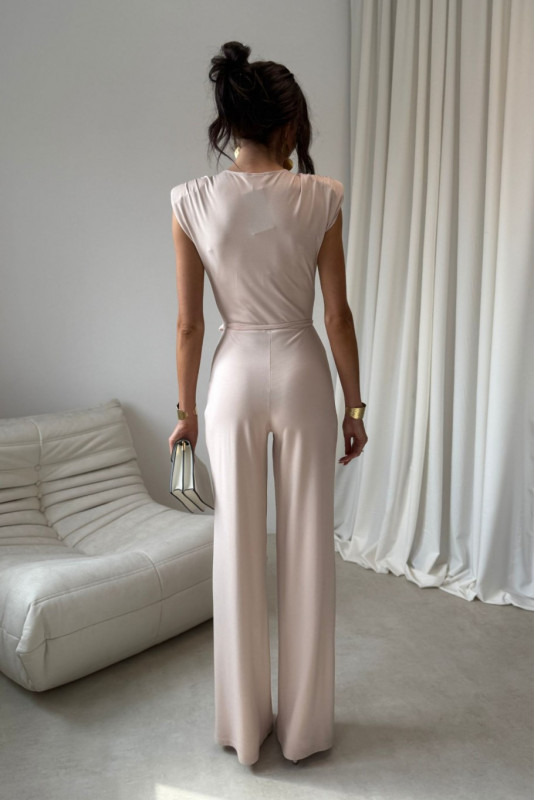 Lunaria Jumpsuit in hellem Beige