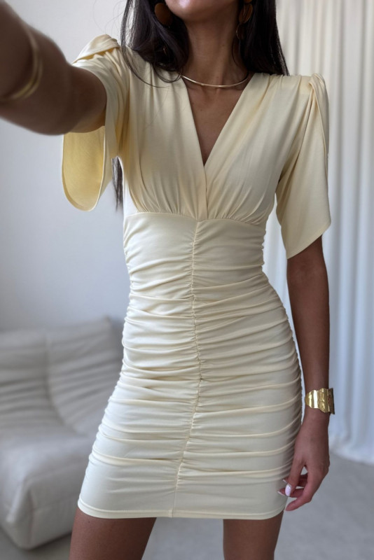 Novalie Mini-Kleid in Hellgelb