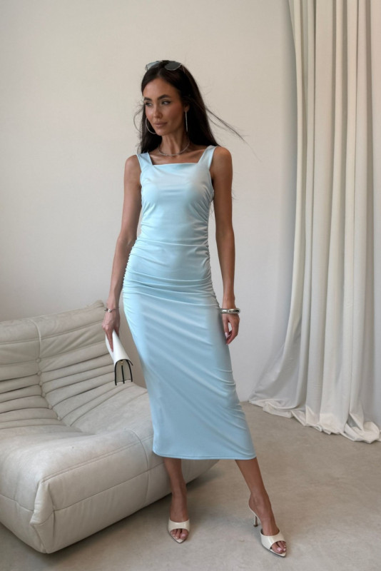 Midi-Kleid in Mintgrün
