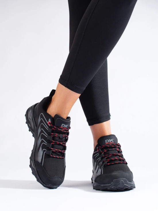 Damen Trekking Schuhe Schwarz Softshell