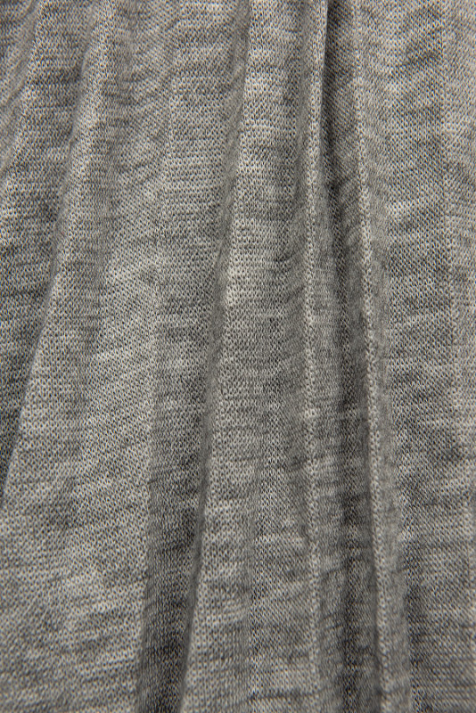 Mädchenkleid mit Gürtel Grau