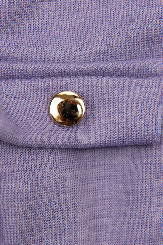 Mädchenkleid mit Gürtel Lila