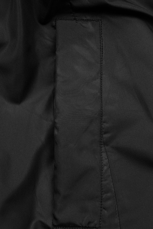 Doppelseitiger Wintermantel Navy/Schwarz