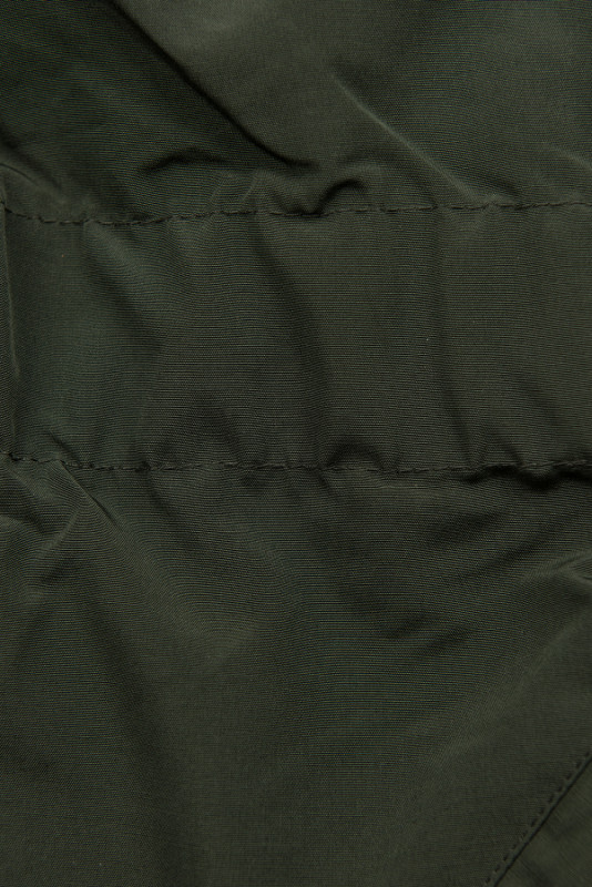 Winterparka mit Gummi in der Taille khaki