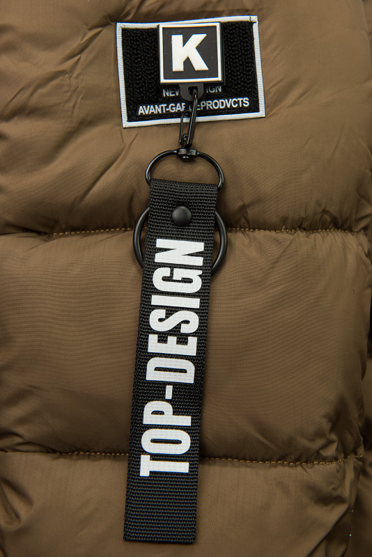 Mädchen Winterjacke DESIGN Braun