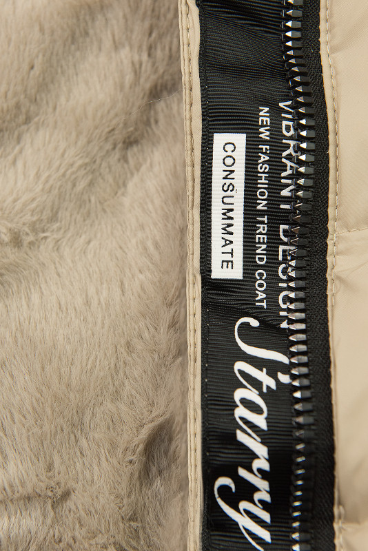 Mädchen Winterjacke DESIGN Beige