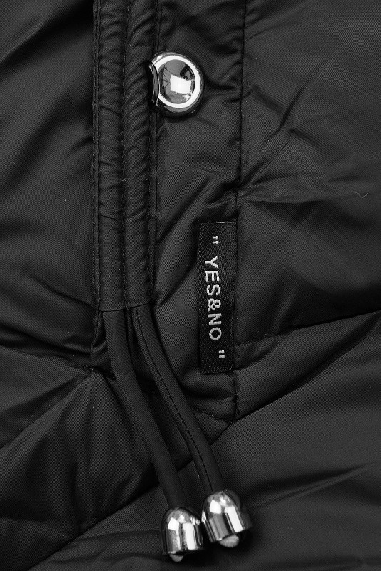 Mädchen Winterjacke DESIGN Schwarz